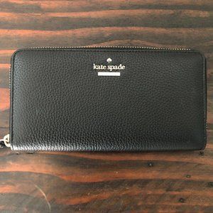 Kate Spade Wallet Striped Lining Gold Detail